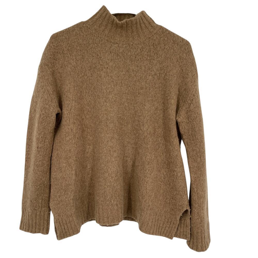 Jenni Kayne Sweater Alpaca Wool Blend Mockneck Sweater in Size Small